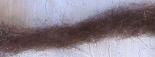 hand spun wool sliver