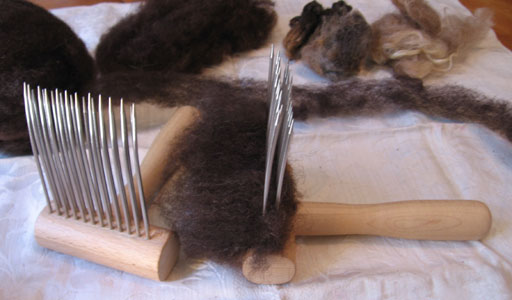 Hand Spinning Wool Combs